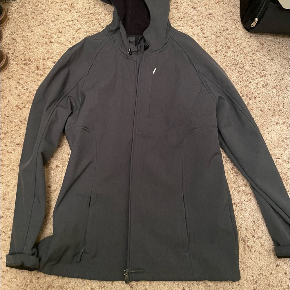 Charcoal grey coat for women